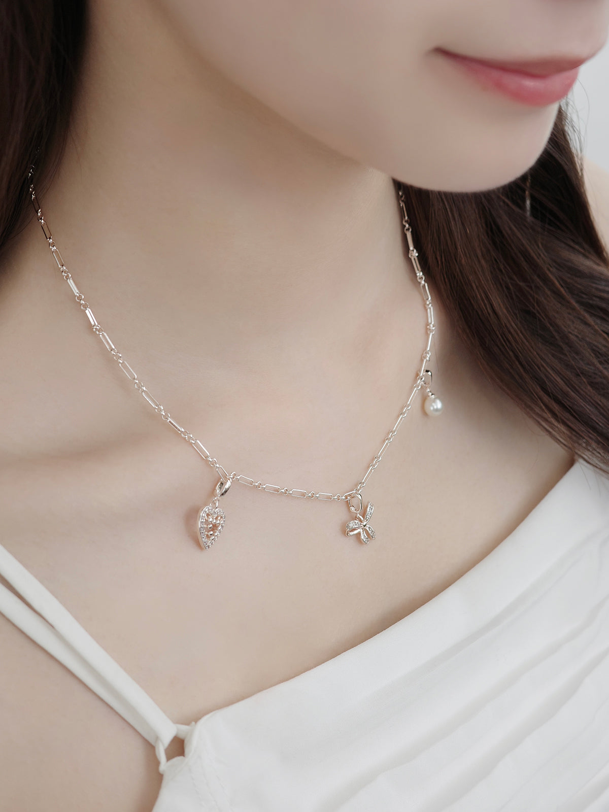 ミックスチェーンネックレス