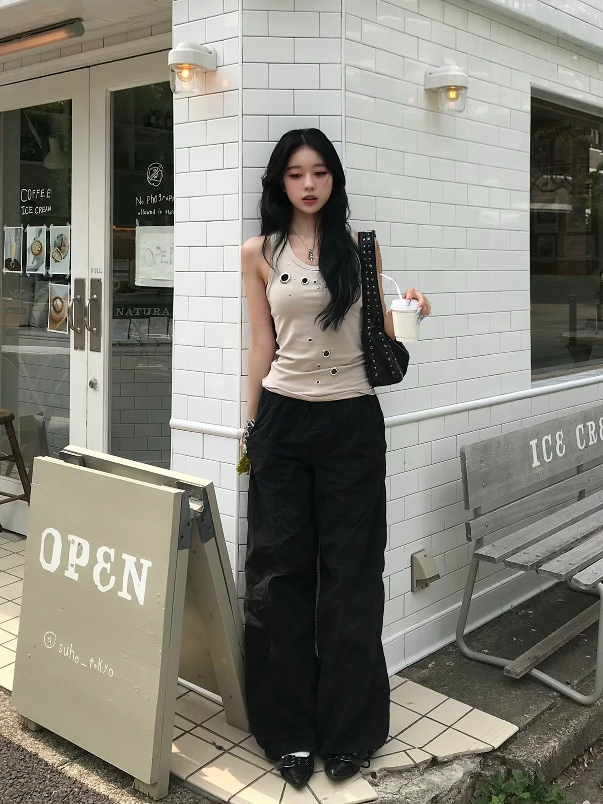 リングホールタンクトップ