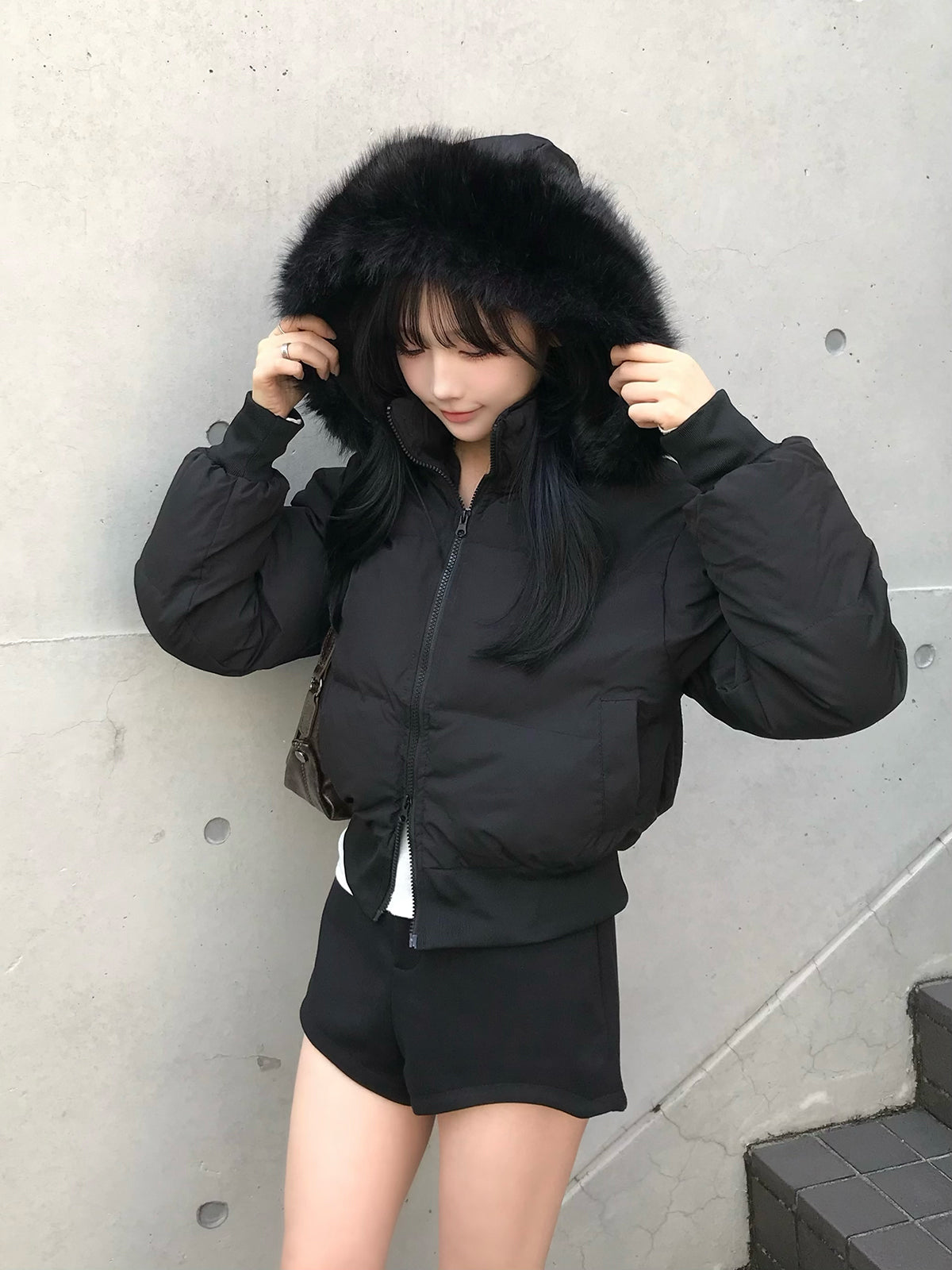 ダブルジップファータッチパデッドブルゾン – ANDOR ONLINE