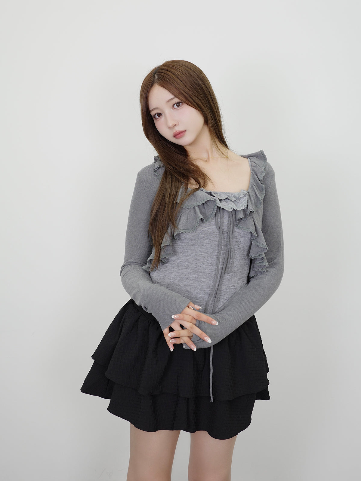 フリルキャミカーディガンセット – ANDOR ONLINE