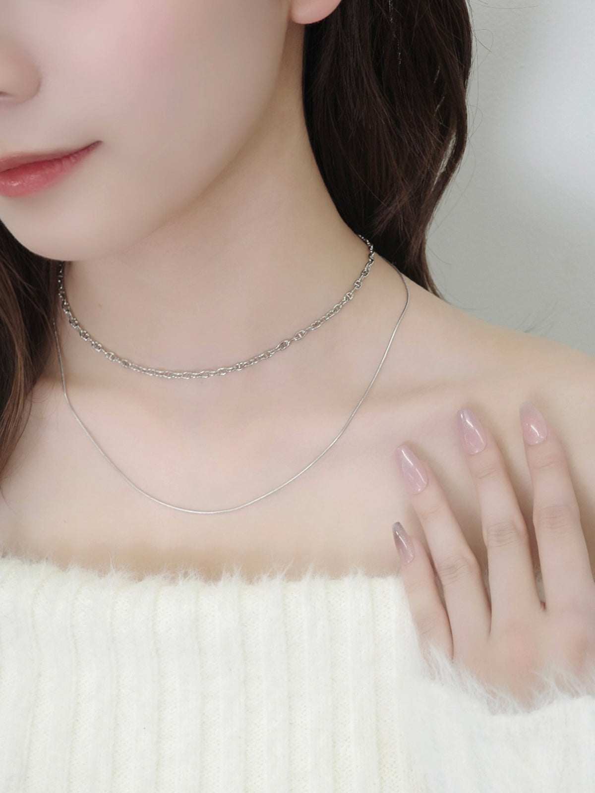 ダブルスネークチェーンネックレス – ANDOR ONLINE