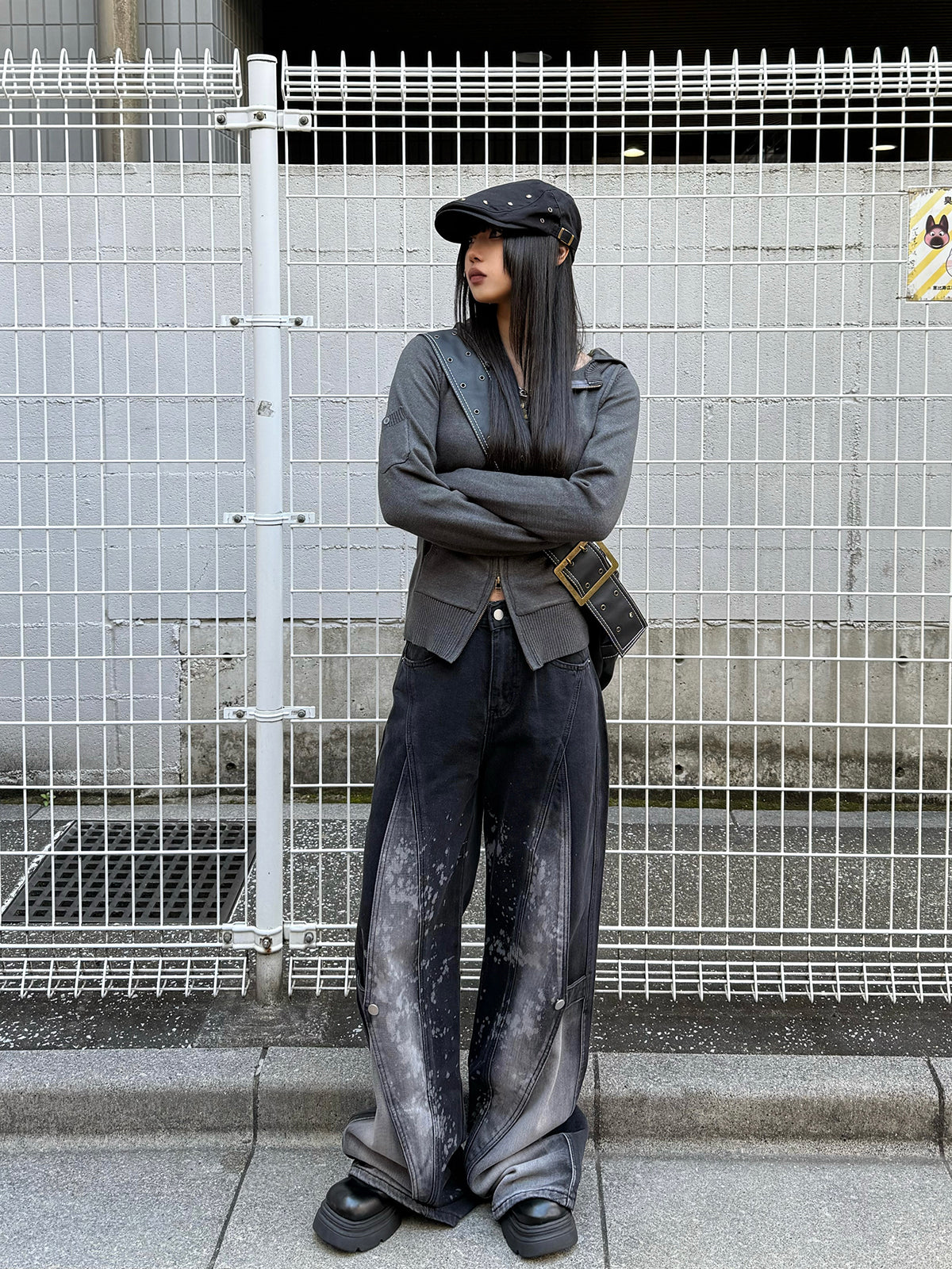 Painting Wash Denim Pants