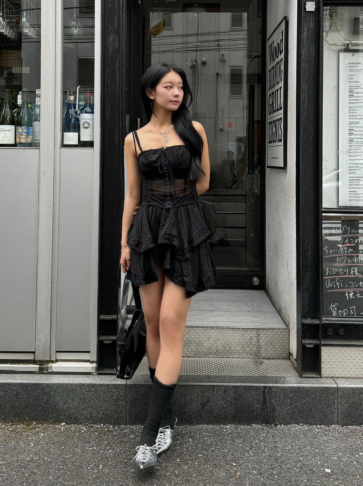 アシメフリルティアードミニスカート – ANDOR ONLINE 