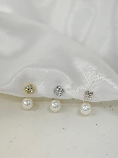 2wayクロヴィアマグネットピアス