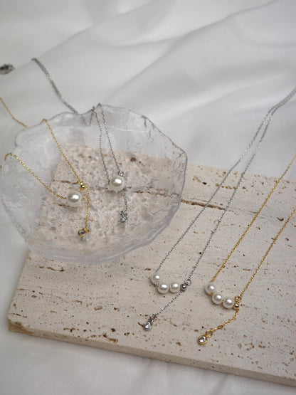 トリプルパールネックレス