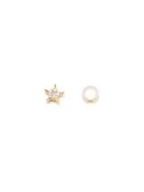 スタージュエルマグネットピアス - ゴールド