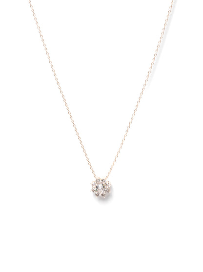 シャインフラワーネックレス