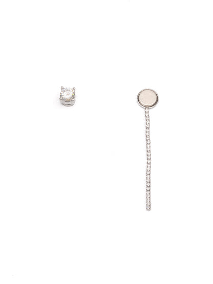 2wayグリッターチェーンマグネットピアス