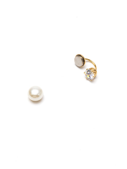 2wayパールマグネットピアス
