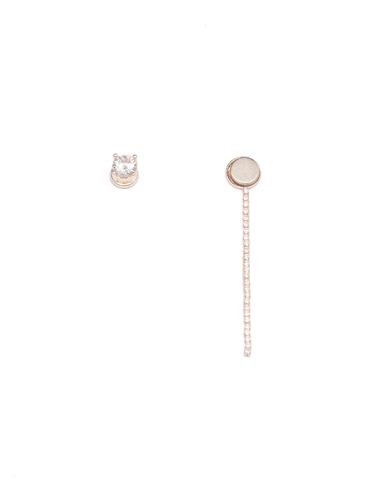 2wayグリッターチェーンマグネットピアス
