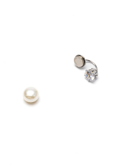 2wayパールマグネットピアス