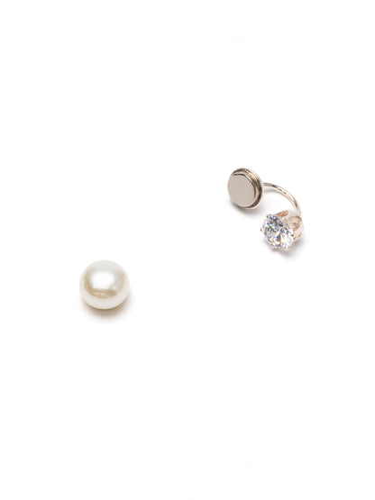 2wayパールマグネットピアス
