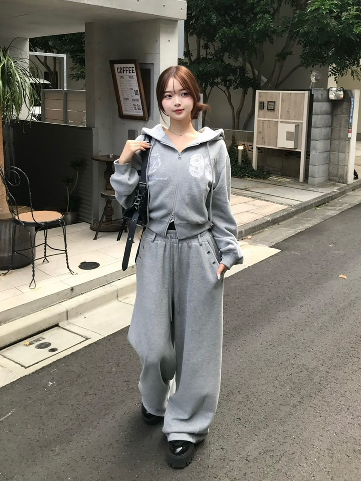 アソートデザインロゴスウェットセットアップ