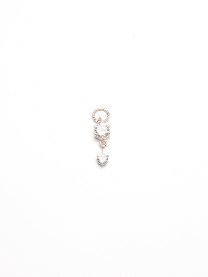 ツインビジューチャーム