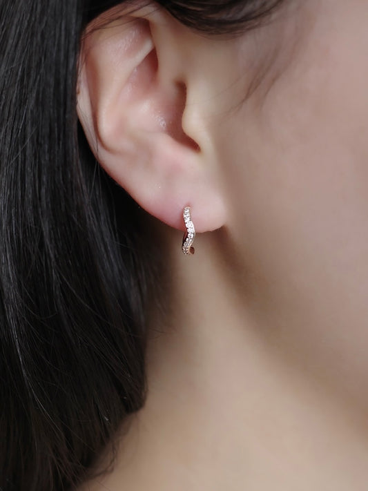 グロウウェーブワンタッチピアス