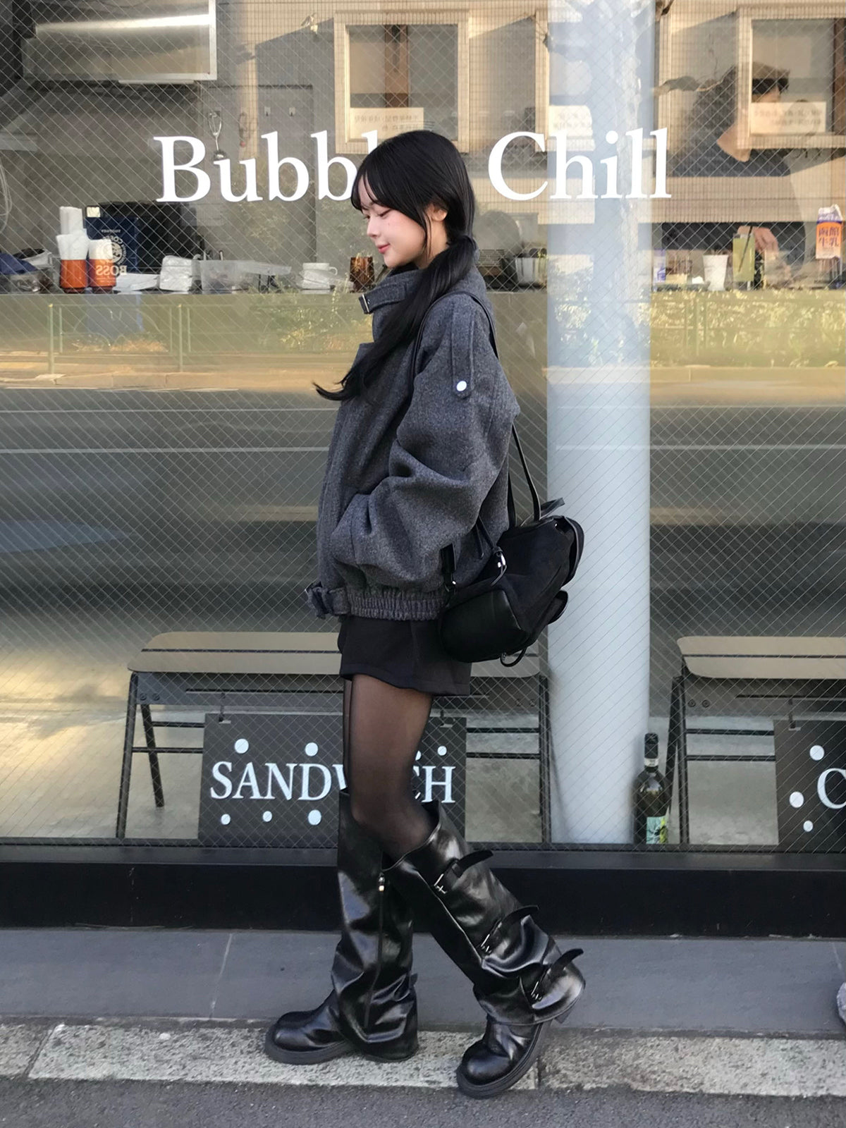 オーバーサイズライダースコート – ANDOR ONLINE