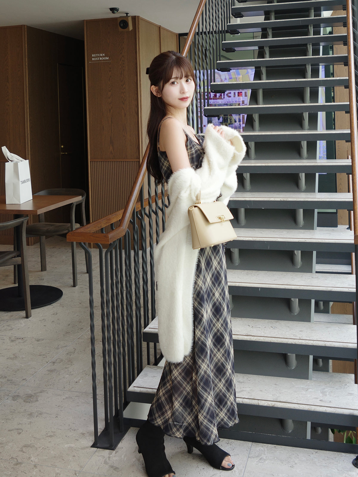 ファーライクカーディガン