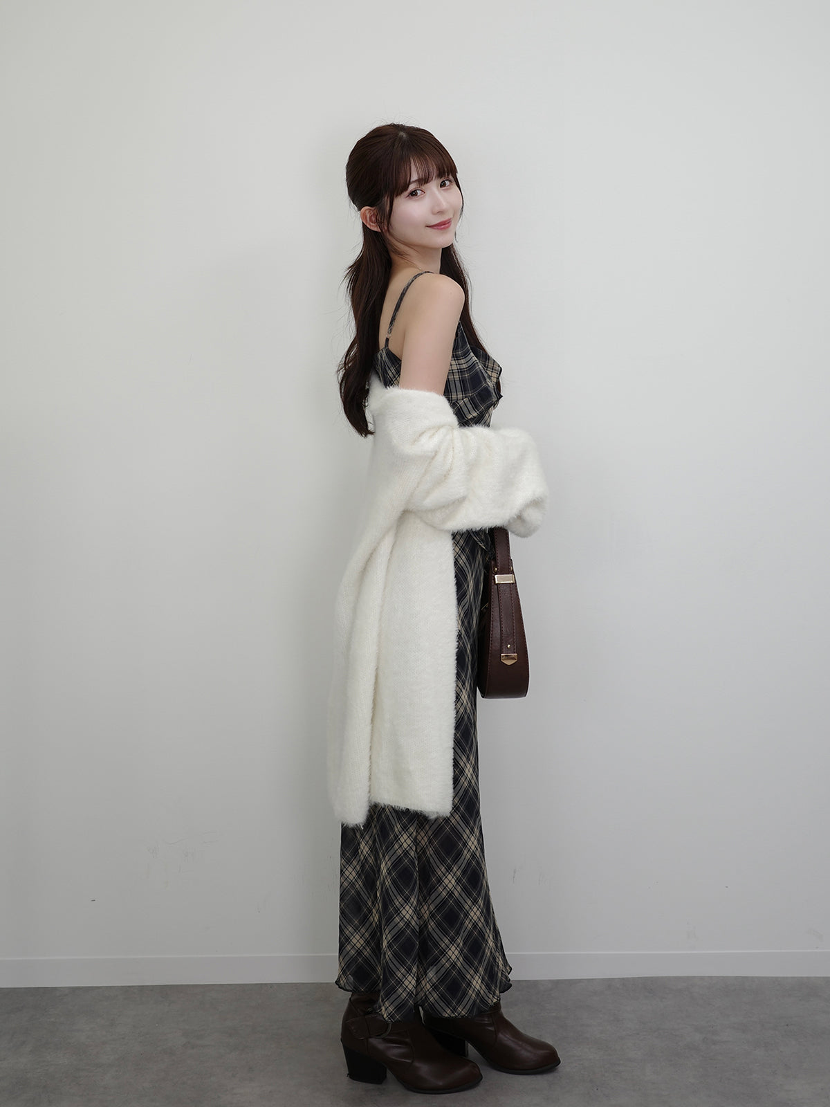 ファーライクカーディガン