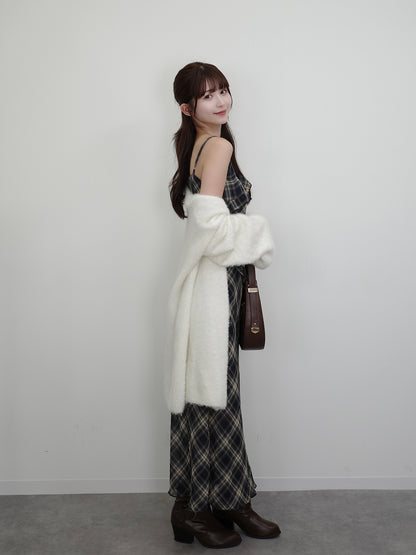 ファーライクカーディガン