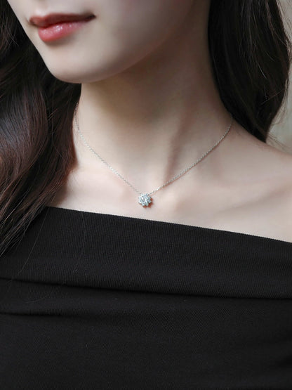 シャインフラワーネックレス