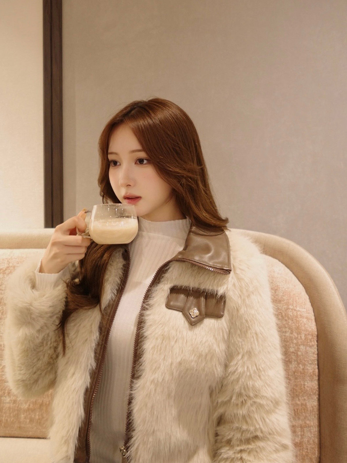 ファータッチレザーカラーコート – ANDOR ONLINE