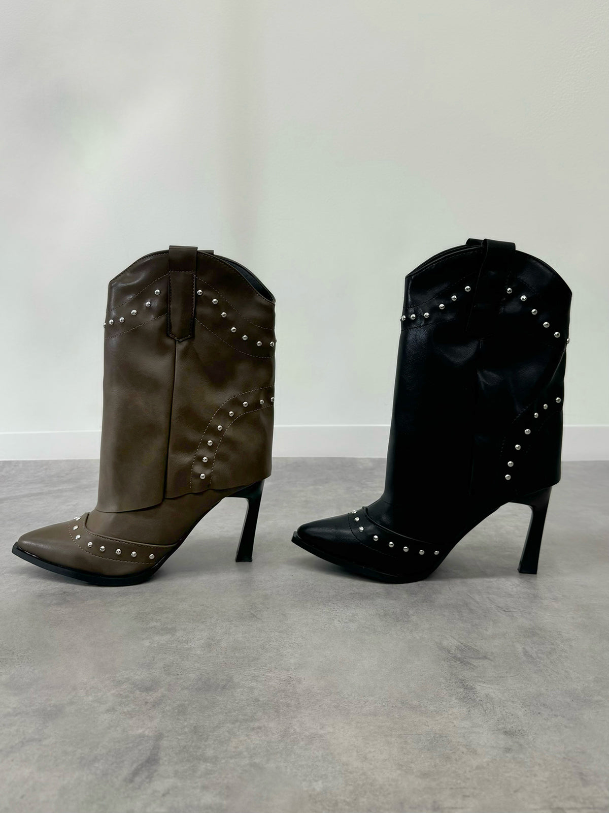 ウエスタンカバーミドルブーツ