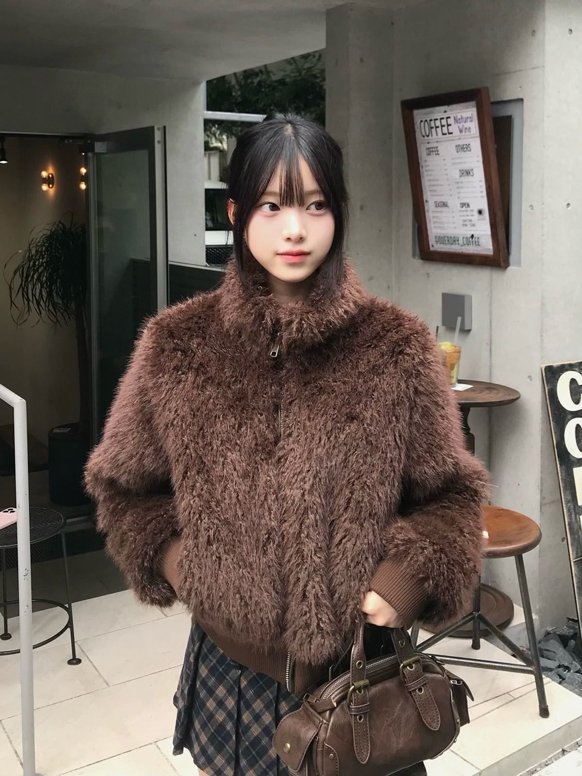 ファーライクダブルジップブルゾン – ANDOR ONLINE