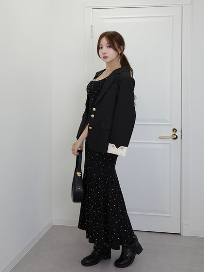 ドッキングリボンマーメイドワンピース