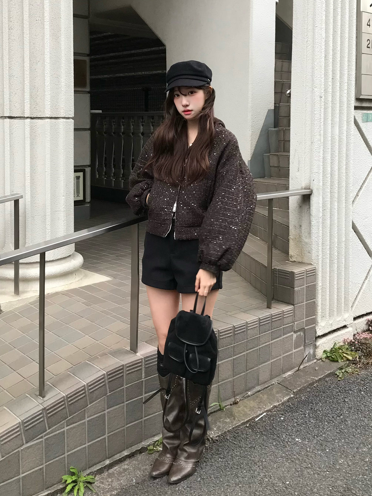 スエードタッチミニバックパック