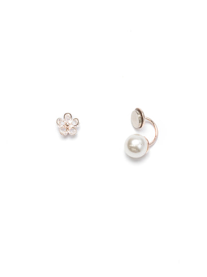 2wayデイジーマグネットピアス
