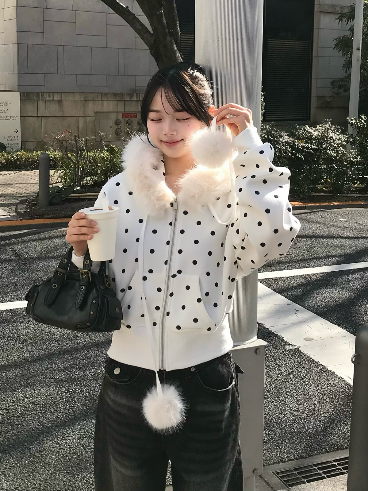 ドットファータッチパーカー