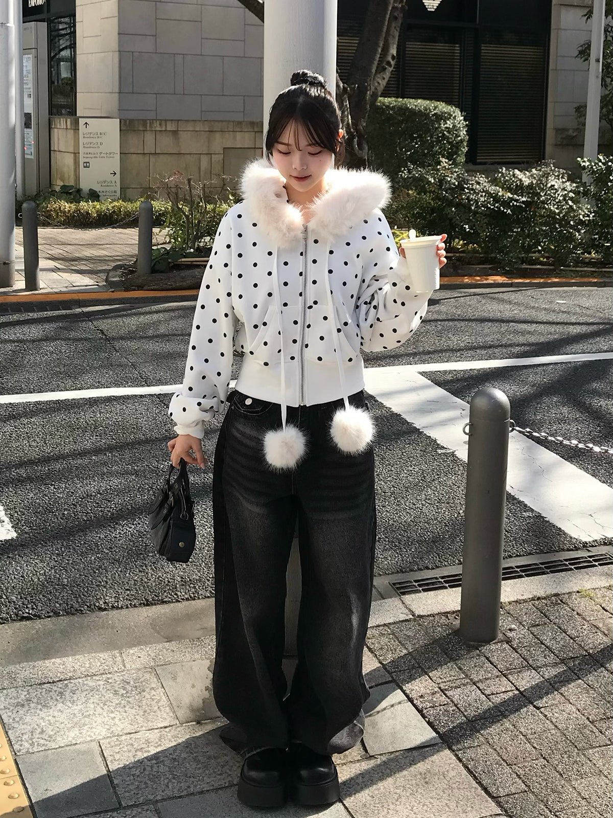 ウォッシングポケットワイドデニムパンツ