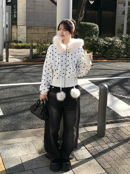 ウォッシングポケットワイドデニムパンツ