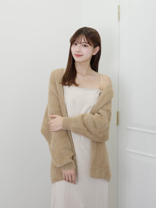 ファーライクカーディガン