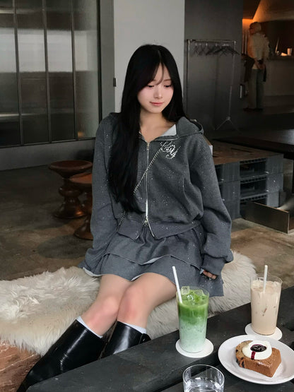 ラメロゴスウェットセットアップ