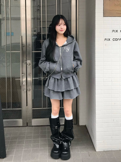 ラメロゴスウェットセットアップ