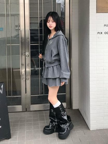 ラメロゴスウェットセットアップ