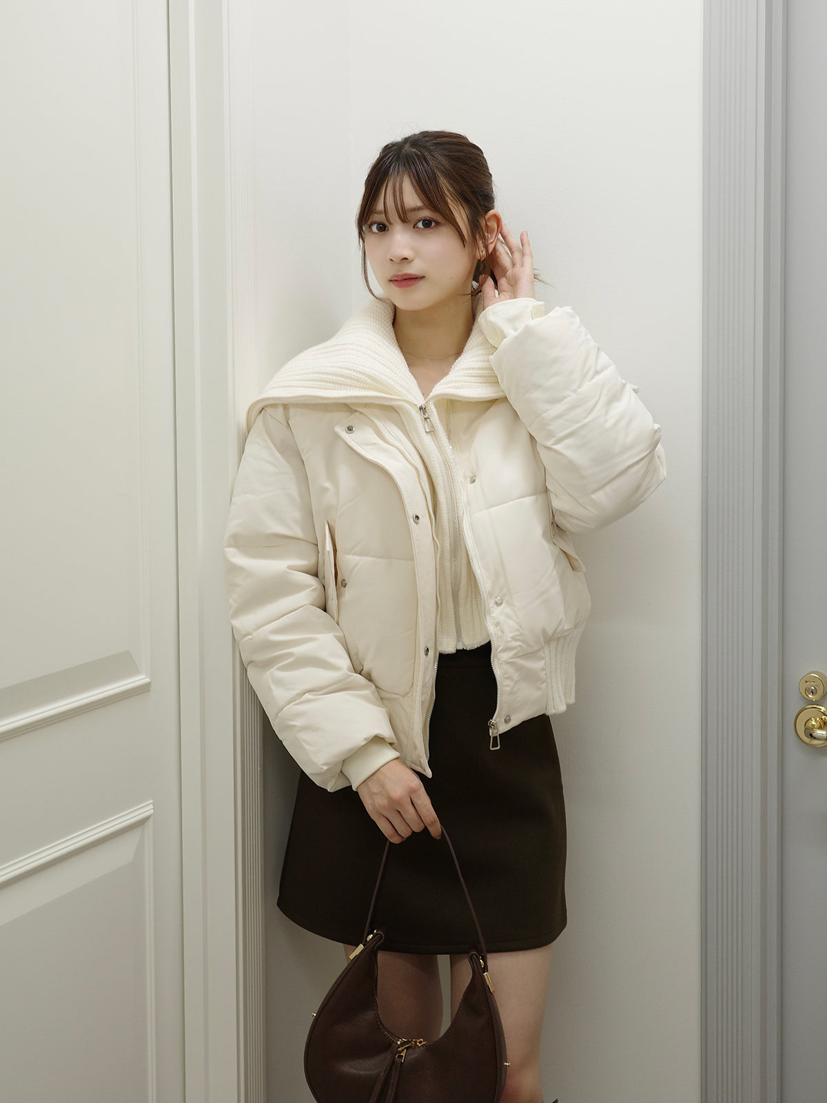 ドッキングニットパデッドショートブルゾン – ANDOR ONLINE