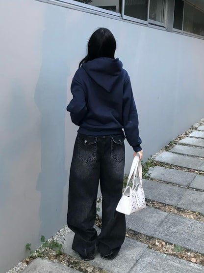 ウォッシングポケットワイドデニムパンツ