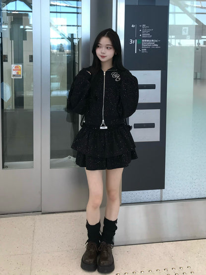 ラメロゴスウェットセットアップ