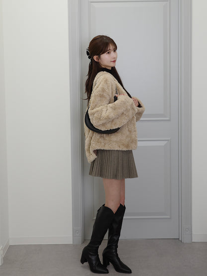 ソフトファータッチボタンコート