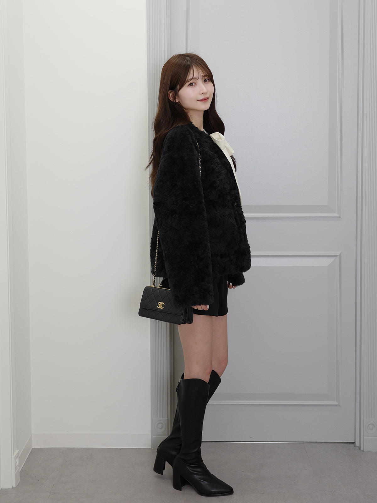 ソフトファータッチボタンコート