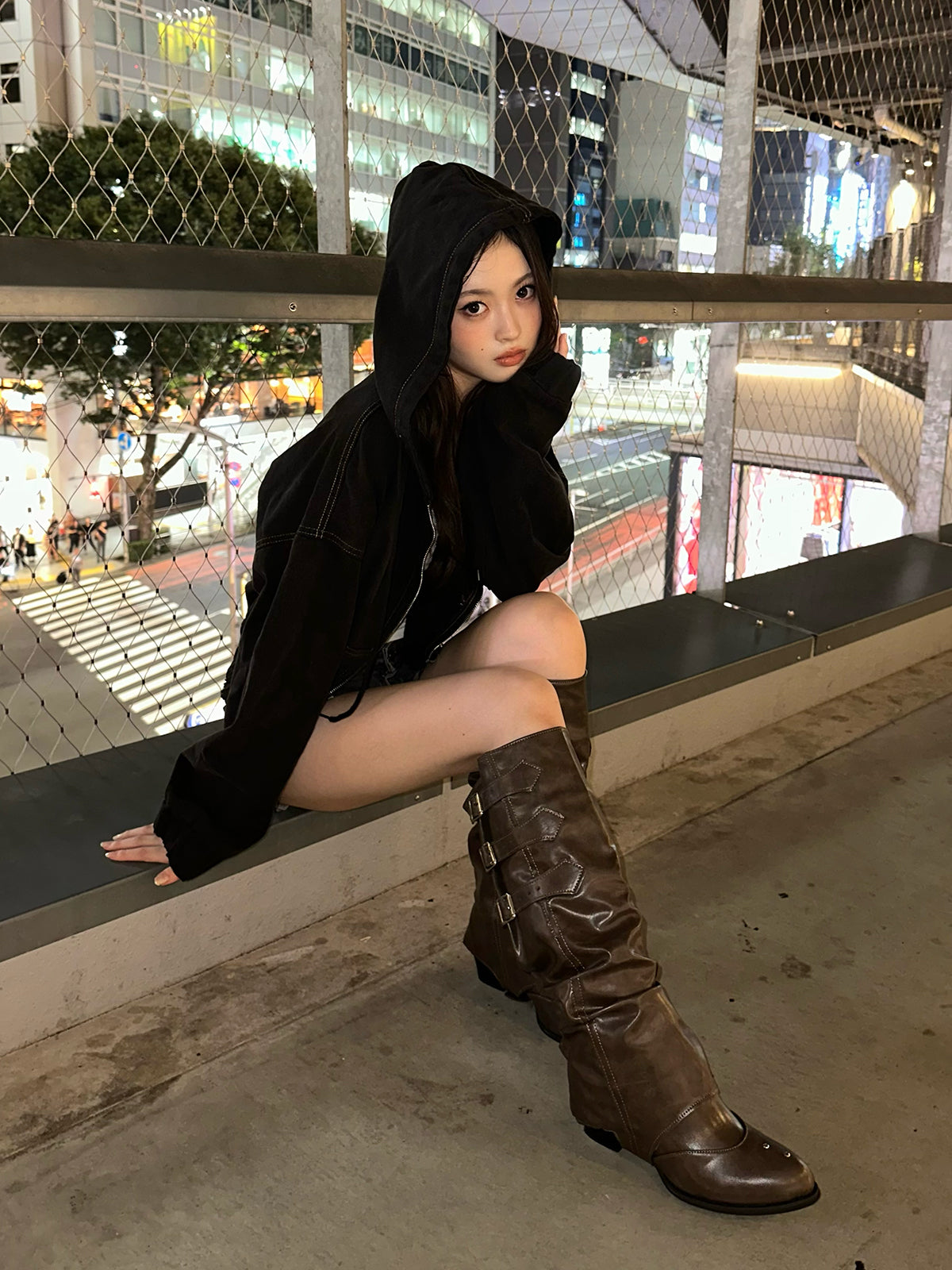 2WAYカバースタッズブーツ