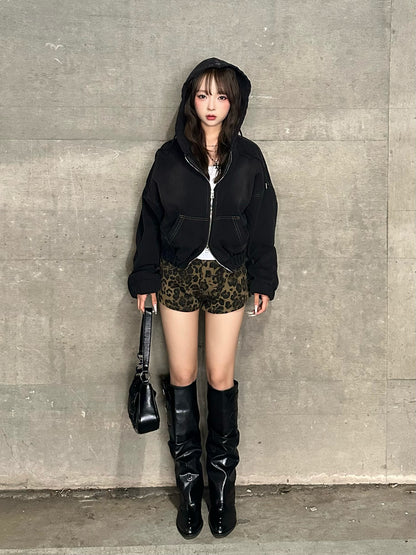 ダブルジップデニムジャケット