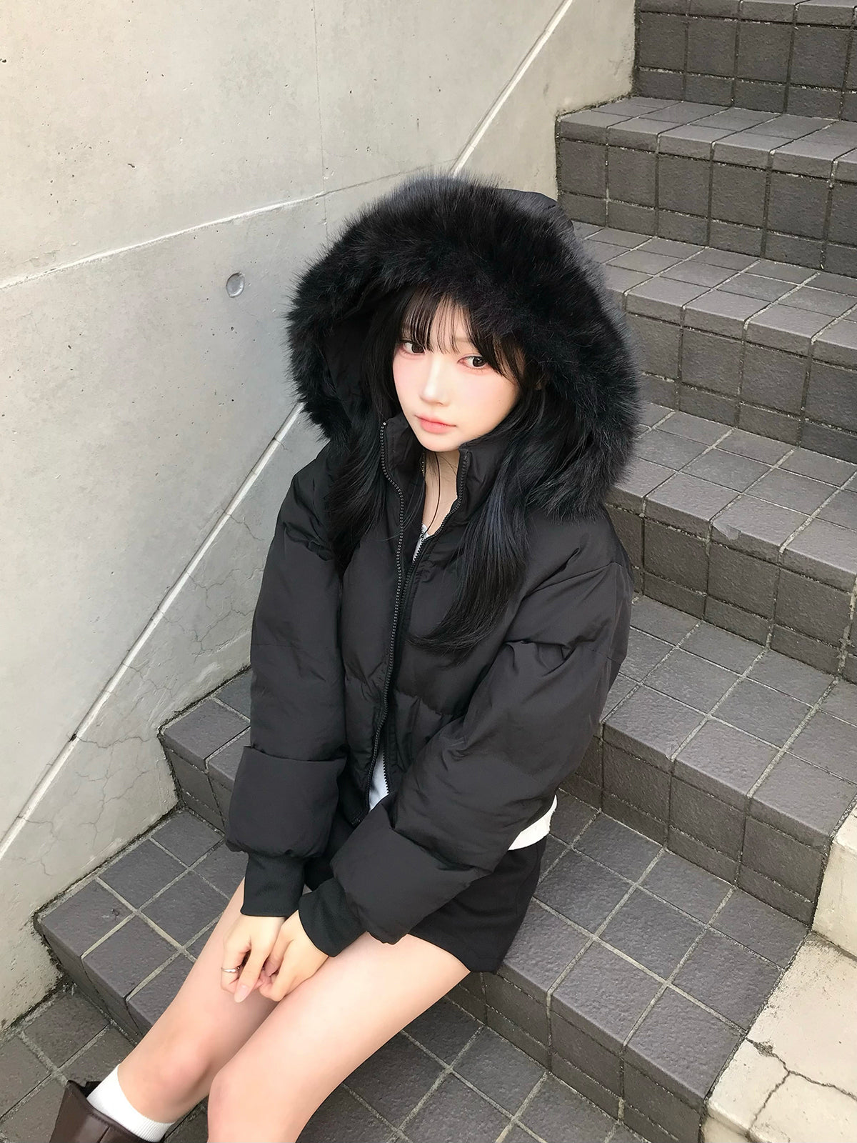 emmy　ダブルジップファータッチパデッドブルゾン ダブルジップファータッチパデッドブルゾン – ANDOR ONLINE