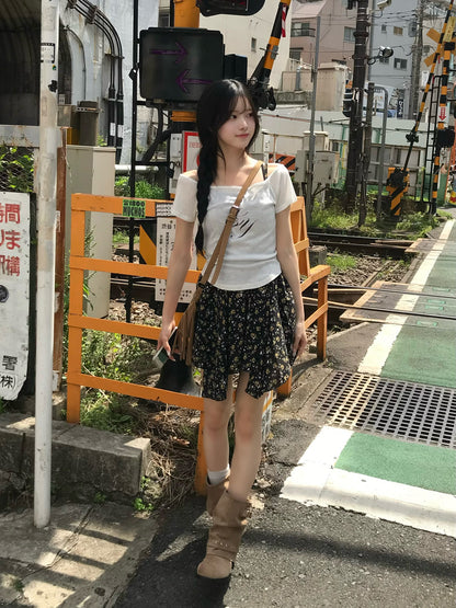 ロゴシアーショートスリーブカットソー