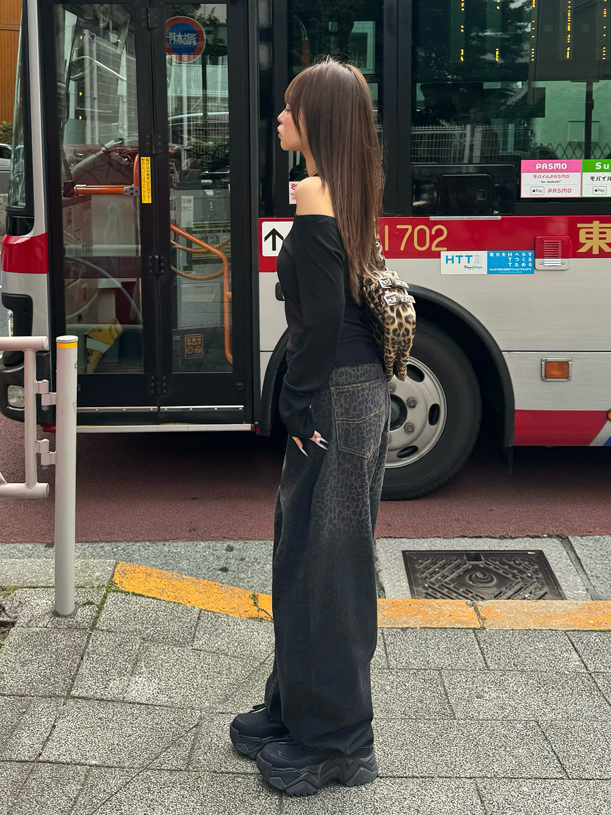 レオパードウォッシュカーブデニムパンツ – ANDOR ONLINE