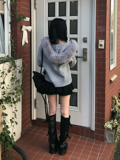 プリーツベルトミニスカパン