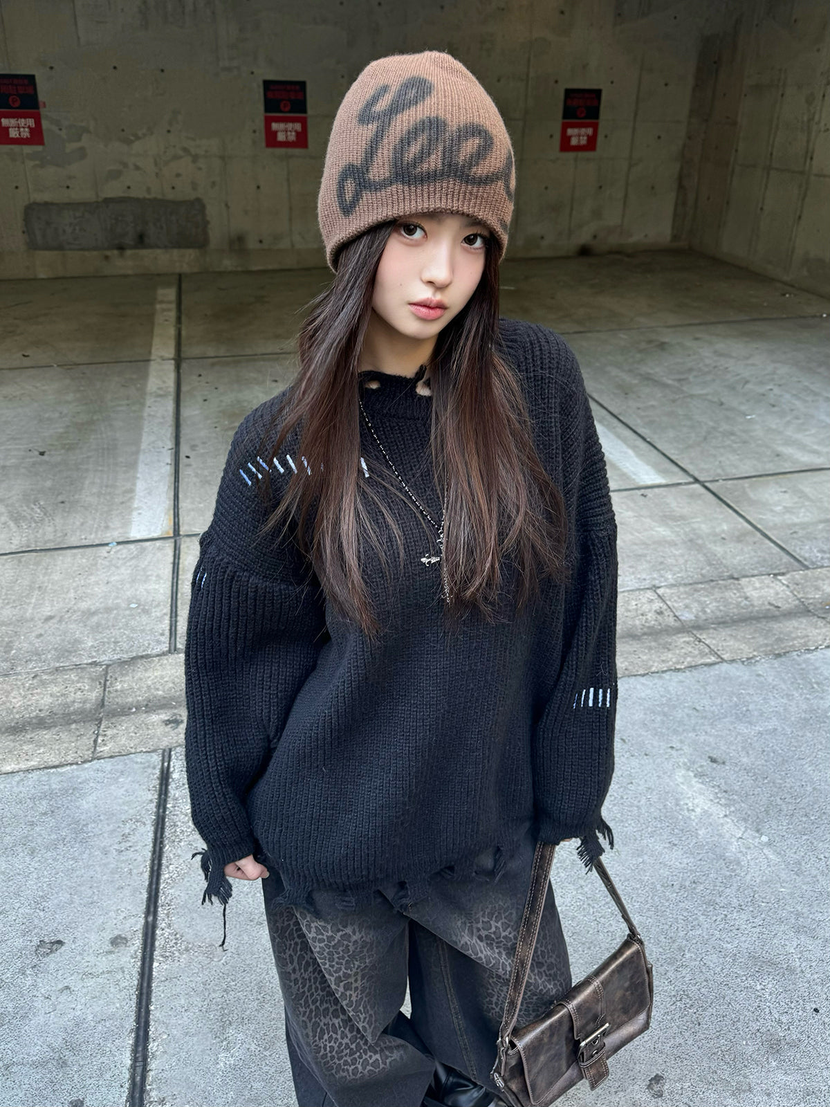 フリンジデザインオーバーニット – ANDOR ONLINE