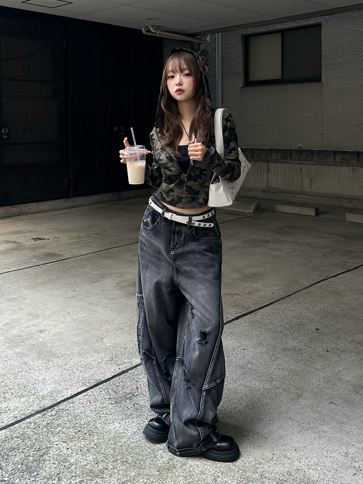 カモフラージュクロップドパーカー – ANDOR ONLINE カモフラージュクロップドパーカー – ANDOR ONLINE